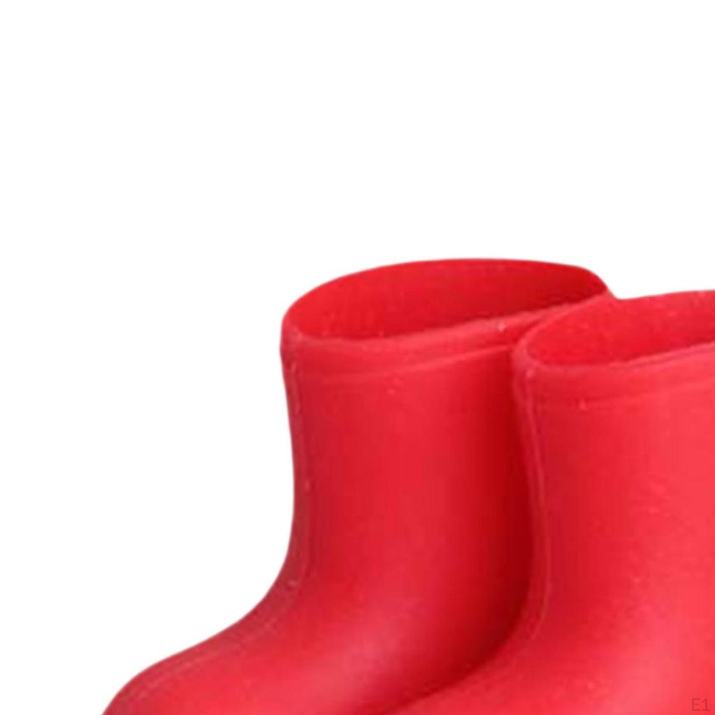 Mini Rain Boots Doll Shoes for 1/12 BJD Dolls Decorative Dollhouse Accessories, Realistic DIY
