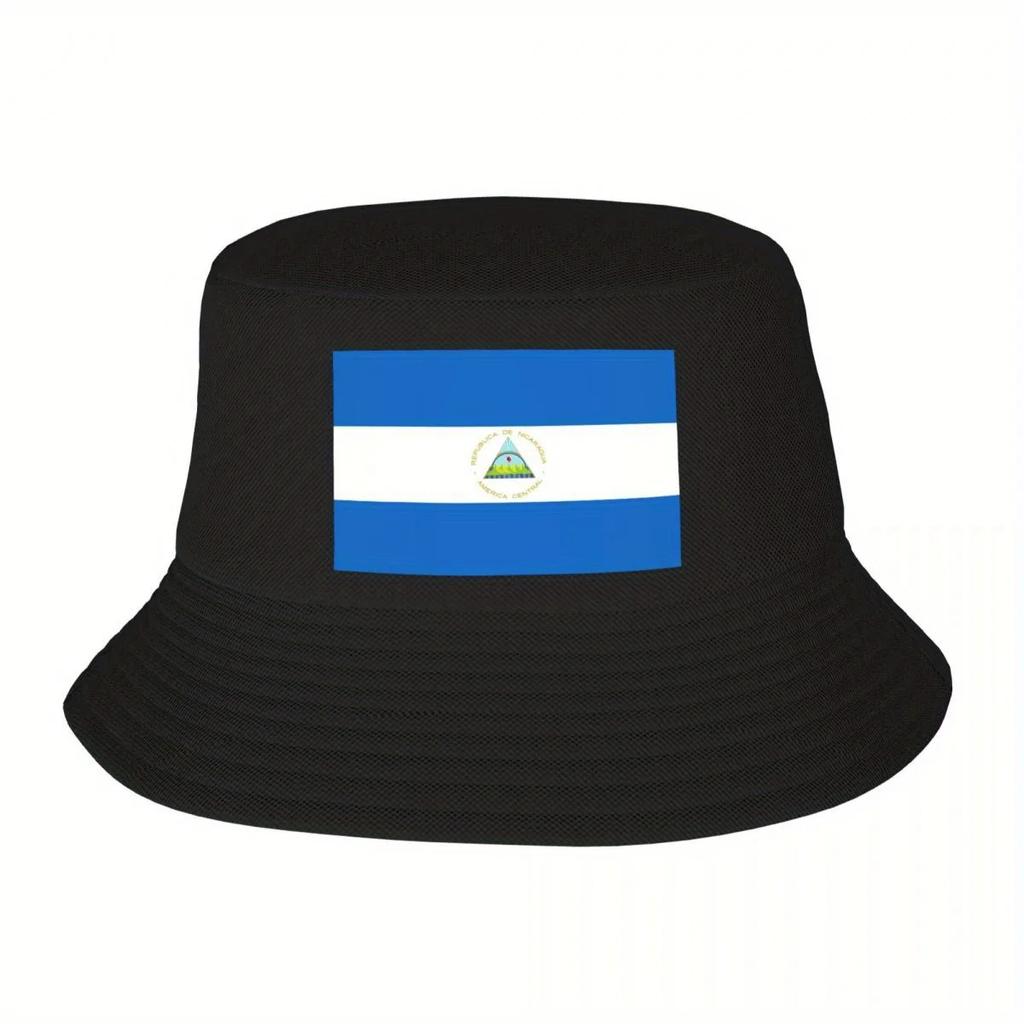 Custom Nicaragua Flag Bucket Hat Women Unisex Fashion Summer Outdoor Sun FisherUnisex Cap