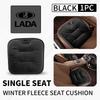 Car Velvet Cushion Anti Slip Pad Backrest Seat Cover Auto Interior Accessories For Lada Xray Granta Priora Sedan Sport Kalina SS15