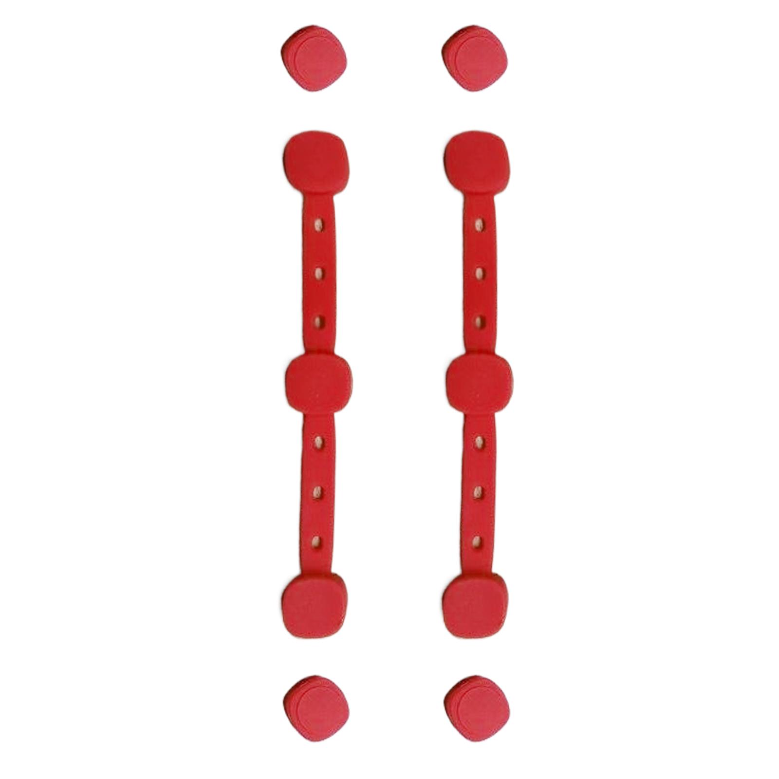 

2 Sets of Silicone Magnetic Buckles Suitable for Air Fryer to Secure Disposable Liners and Prevent Accidental Openings