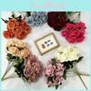 Flower Rose Artificial Wedding Hotel Restaurant Desktop Ornament Decoration Room