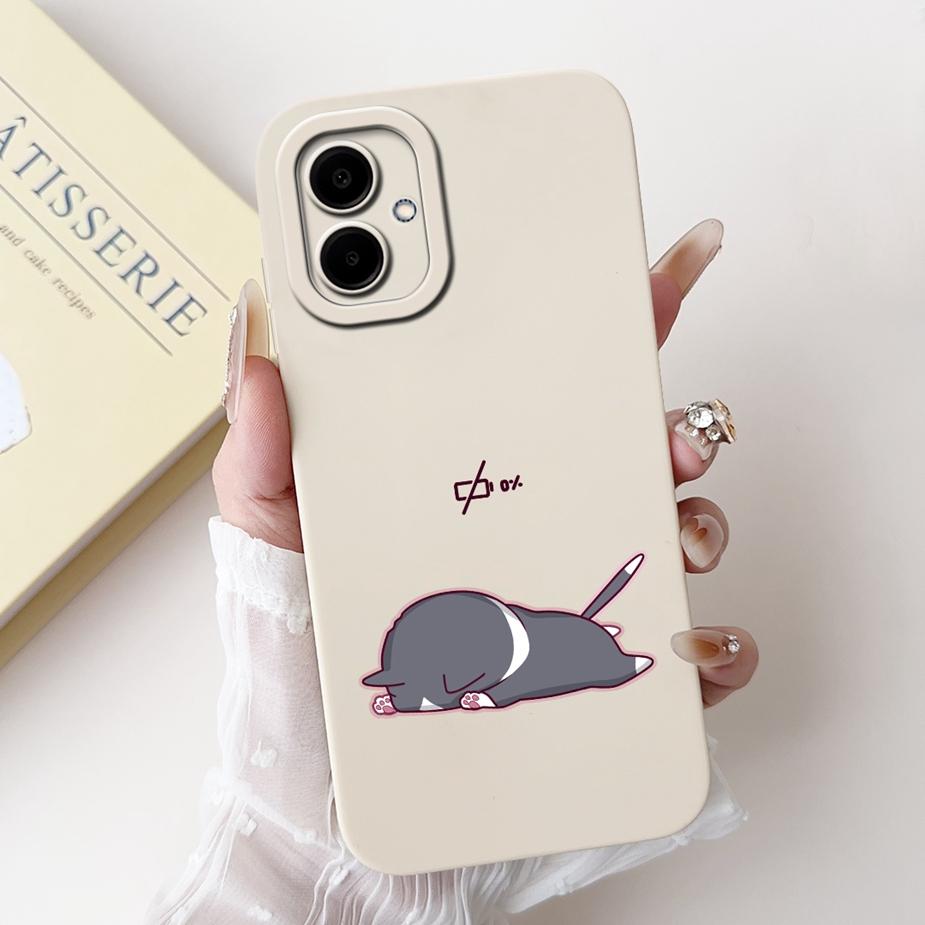 For Samsung Galaxy A06 Case SM-A065F Cute Panda Cartoon Cover Shockproof Phone Case For Samsung A06 A 06 GalaxyA06 4G Soft Shell