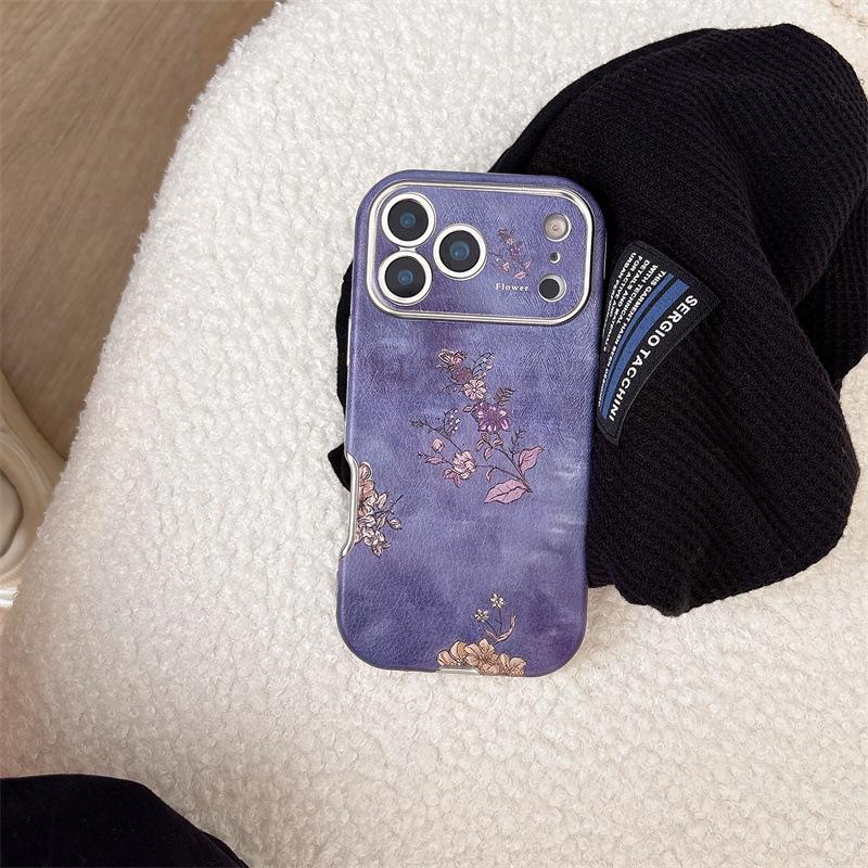 Мечтательный фиолетовый жесткий чехол Skin-Fit для Apple iPhone 16 Pro Max, Совместим с моделями iPhone 14/13/15 с большим окном 13promax