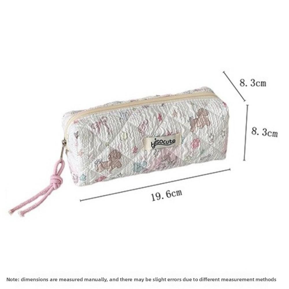 Cartoon Pencil Case Multifunctional Desktop Stationery Organizer Pouch New Cosmetic Bag  Student