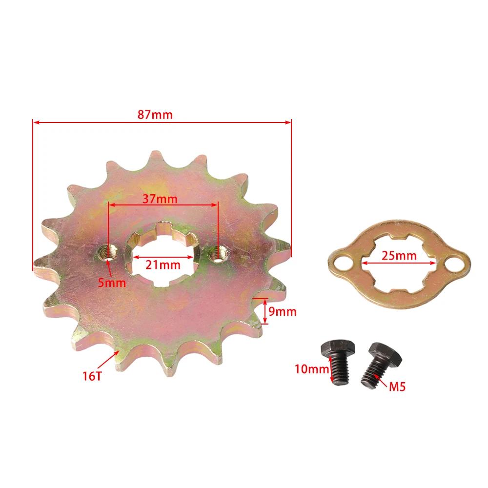 530 Chain 25mm 13/14/16 Tooth Sprocket GY6 Reverse Engine for ATV Go Kart Buggy Dirt Pit Bike Motorcycle Accessories 530# 20mm