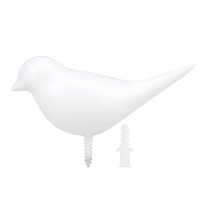 Bird Decor Hook Wall Door Hanger Clothes Coat Hat Bags Towel Hanging Rack Holder White