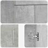 Bathroom Cabinet with Washbasin Concrete Grey 42 x 40 x 84.5 cm