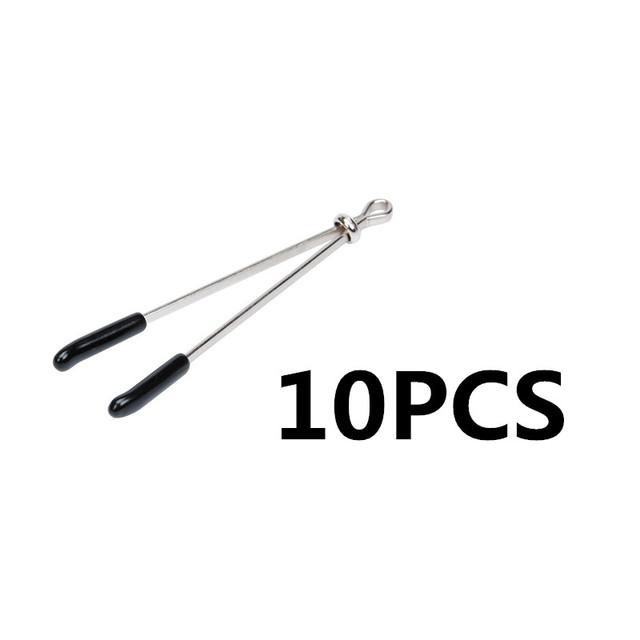 1 Pair Stainless steel Metal Nipple Clamps breast Clips BDSM restraints Adult Games toys For Couples Flirt sex Toys For