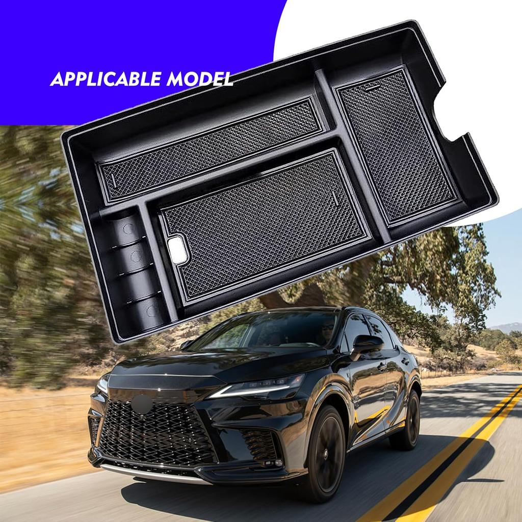 For 2024 2023 Lexus RX 350 RX350 Accessories Center Console Organizer 2023 Lexus RX350 for 2023 2024 Lexus RX350h Luxury/F Sport/Premium RX350 Hybrid