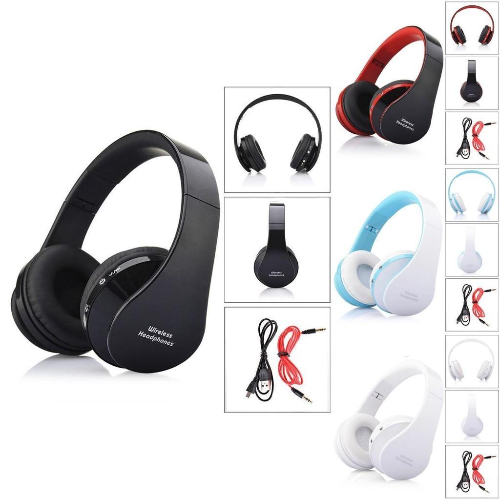 Wireless Folding Headset Bluetooth Stereo Headphones Earphone For Iphone Samsung