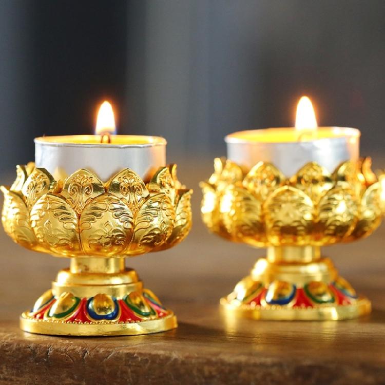 Butterlampe Kerzenhalter Immergrüne Butterlampe Kerzenständer Kerzenhalter Kerzenständer Dekorationen