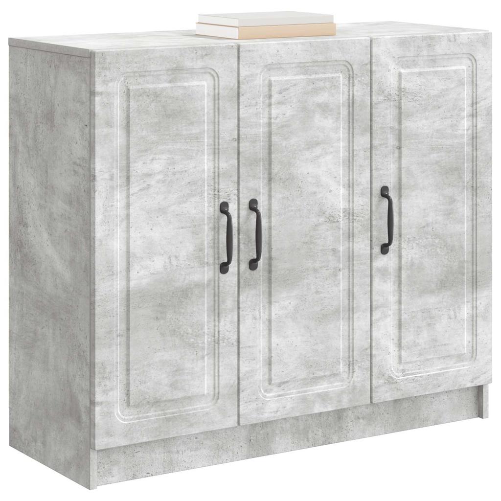 Sideboard Concrete Grey 89 x 34.5 x 77 cm Engineered Wood