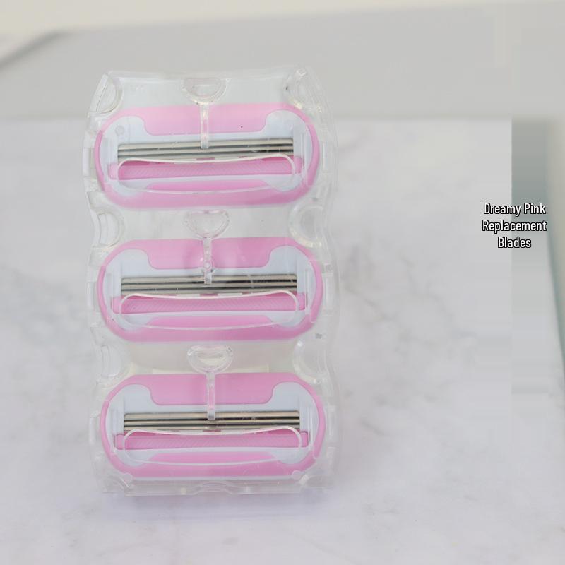 Damen Manueller Haarentfernungsrasierer mit Ersatzklingen - Heiß verkaufter Enthaarungs- und Rasierrasierer Epilierer.