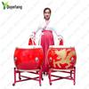 Chinese Red Dragon Boat Cowhide Drum