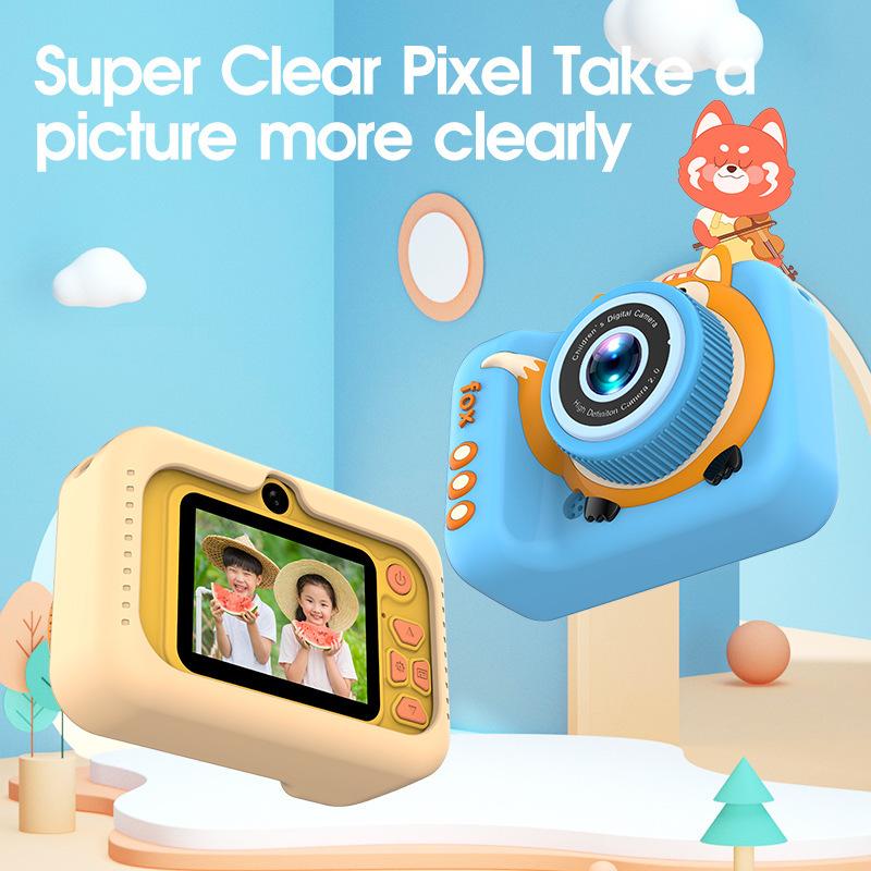 New Instant Children's Print Camera StrapLittle SLR Children's Camera Cartoon HD Dual Camera Digital Camera