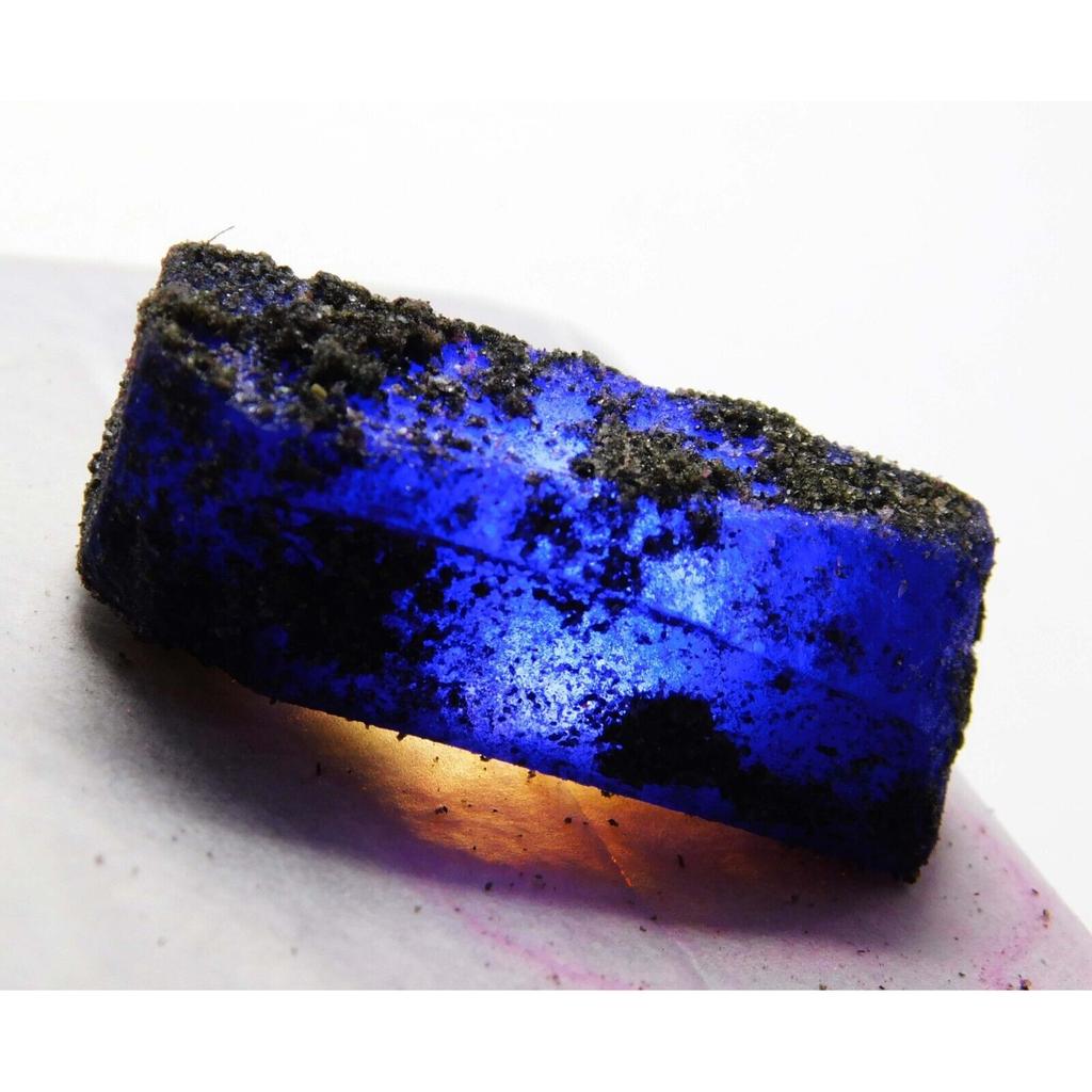 Natural Gemstone Blue TANZANITE 49.50 Ct CERTIFIED Earth Mined Rough Stone