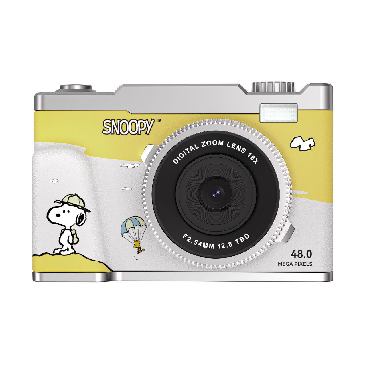 SNOOPY Dual-Lens High-Resolution Camera with Retro Filter Video Recording