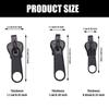 Pack Of 12 Zip Repair Kits Zipper Slider Set For Backpack Clothing Zipper Fix Zipper Replacement for Various Accessories