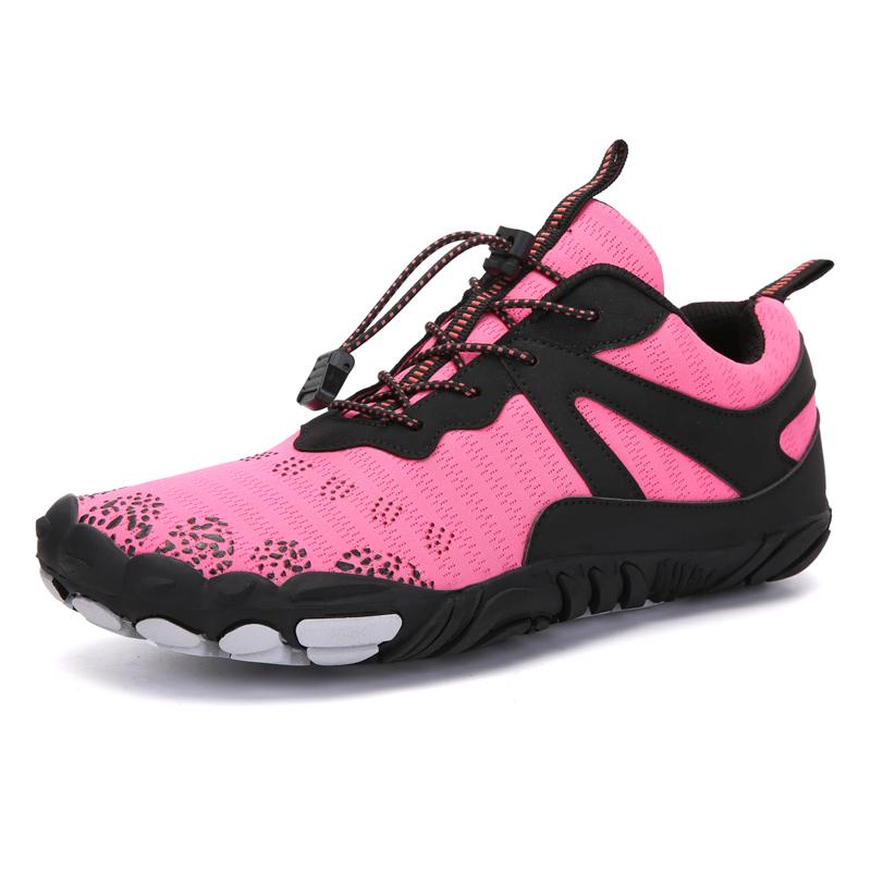 Herren Barfuß Wanderschuhe Damen Outdoor Sneaker zum Klettern Trekking Unisex Rutschfest Fitnessstudio Cross-Training Sportschuhe