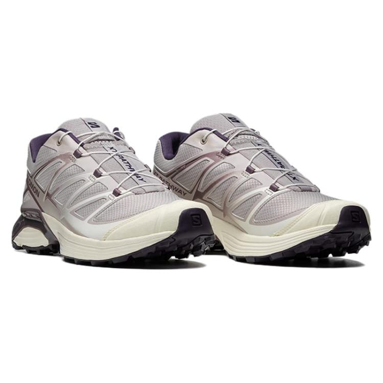 SALOMON XT Pathway Rutschfest Abriebfest Niedrig geschnittene Laufschuhe Unisex Grau Lila L47135200