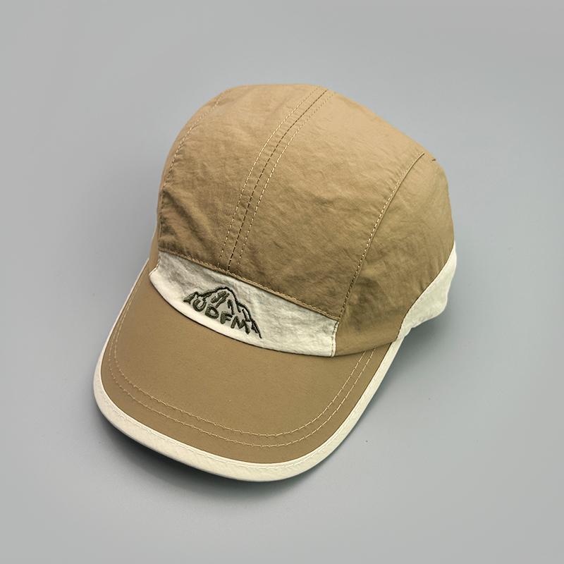 Quick Drying Peak Baseball Hats New Unisex Breathable ins Sunshade Short Eaves Versatile Outdoor Fashion Color Block Peaked Caps