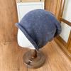 Atmosphere retro crimped stacking hat knitted cold hat women's autumn and winter blended wool hat slack commuter bald hat