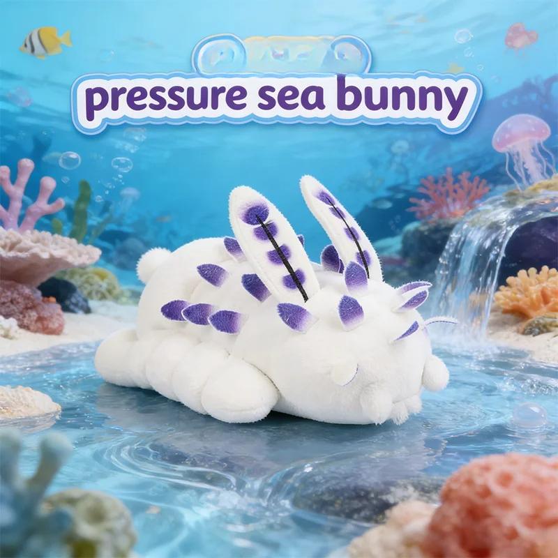 Cute Deep Sea Bunny Plush Toys Soft Cartoon Animal Rabbit Stuffed Peripheral Doll Fans Kids Birthday Accompany Pillow Gifts