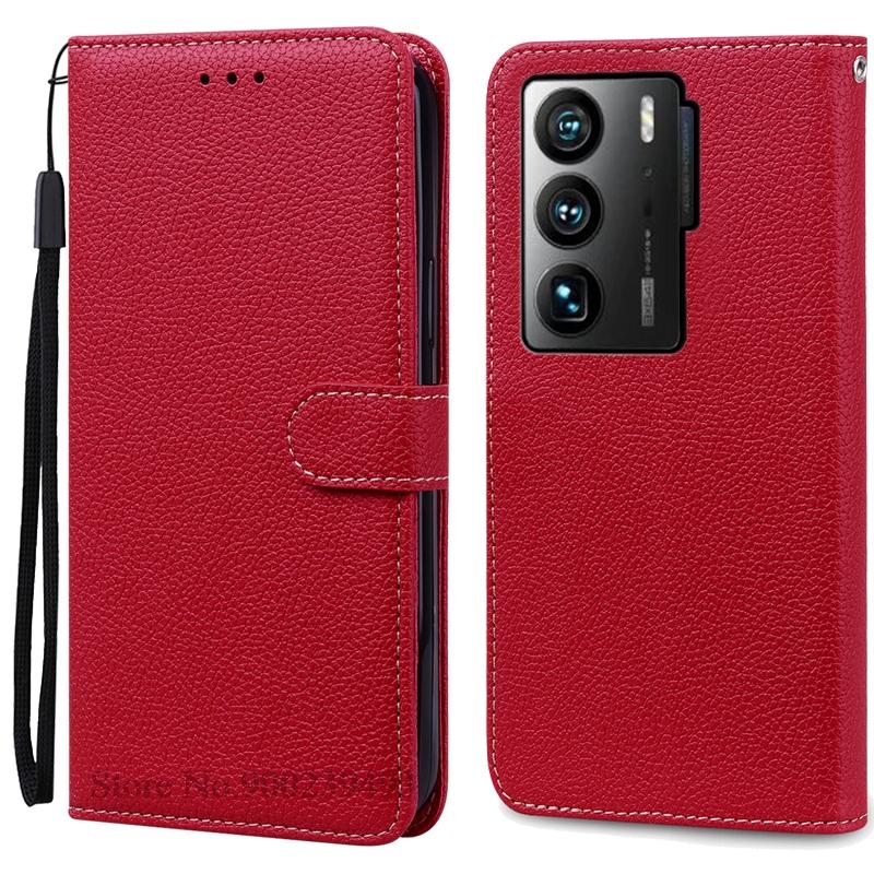 For ZTE Axon 40 Ultra Case Wallet Flip Leather Case For ZTE Axon 40 Ultra Case Silicone Book Cover Coque Fundas