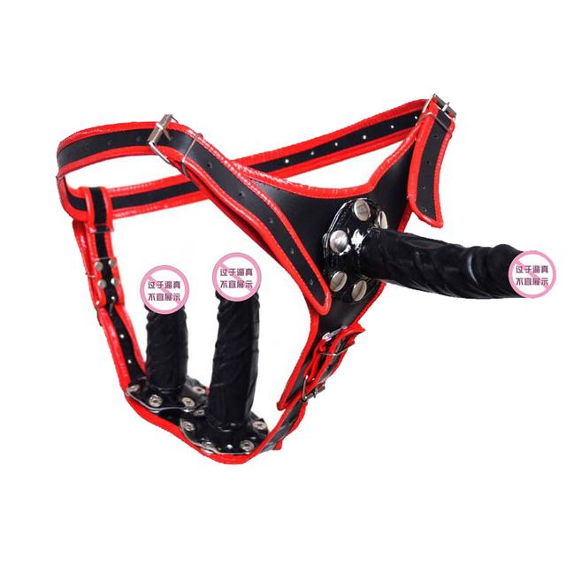 Vibrații Purtabile Masturbare Pizdă Anal Simulare Dildouri Detașabile Lesbian Strapon Penis Centuri de Castitate Pantaloni Jucării Sexuale Pentru Femei