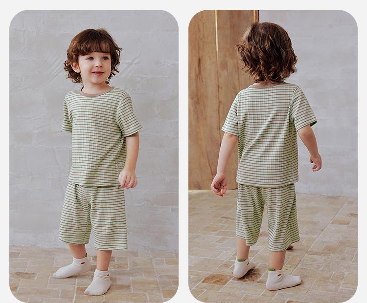 Mini Balabala Baby Home Set Soft and Skin Friendly Modal Cool and Breathable Children's Pajamas 26 New Products