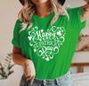 St Patrick's Day T-Shirt Irish Shamrock Ireland Paddys Funny (Happy St Day 1,TS)