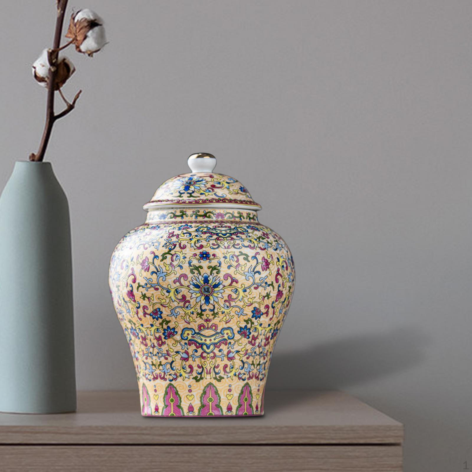 

Керамический контейнер для хранения имбирной банки для чая для специй, орехов, продуктов питания Style B