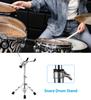 Snare Drum Stand Foldable Detachable Bracket 22mm Pipe Diameter Adjustable Height Tripod Snare