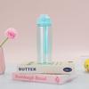 Water bottle new bounce cover plastic cup portable outdoor sports space cup PET portable strap lock straw cup