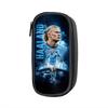 Haaland Pattern Pencil Case Makeup Bag Football Star Pen Bag Student Big Capacity Sports School Supplies Zipper Pencil Pouch