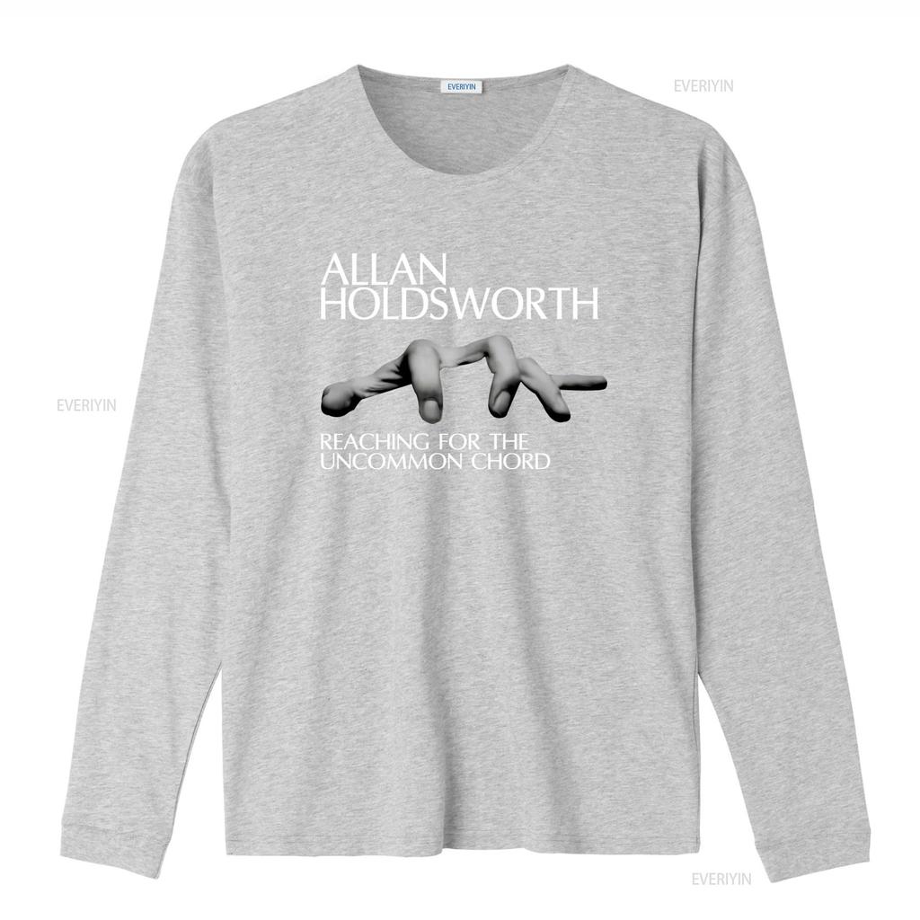 Allan Holdsworth Black Adult T Shirt High Quality with Reaching for the Uncommon Chord Print Vintage Washed Designer Clothes