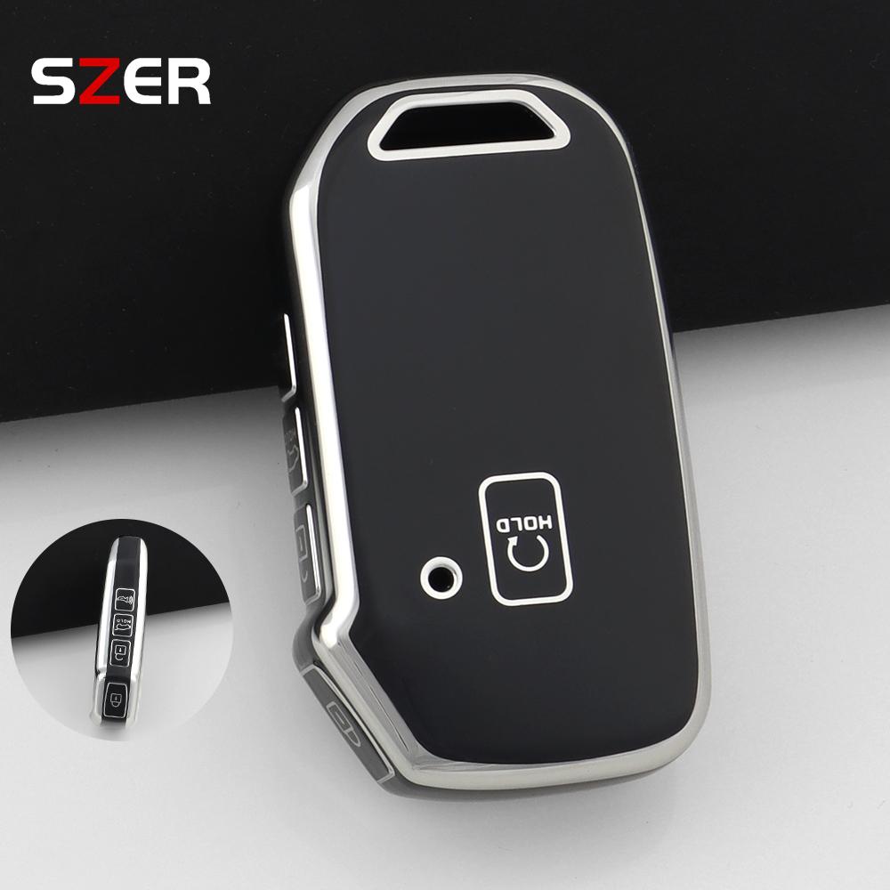 5 Button Tpu Style Car Key Case Cover Holder Keychain For Kia Telluride Telluride Sx Sportage R K5 Gt Line Seltos