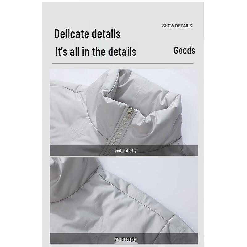 NASA MARVEL Herren Verdickte Gepolsterte Winterjacke