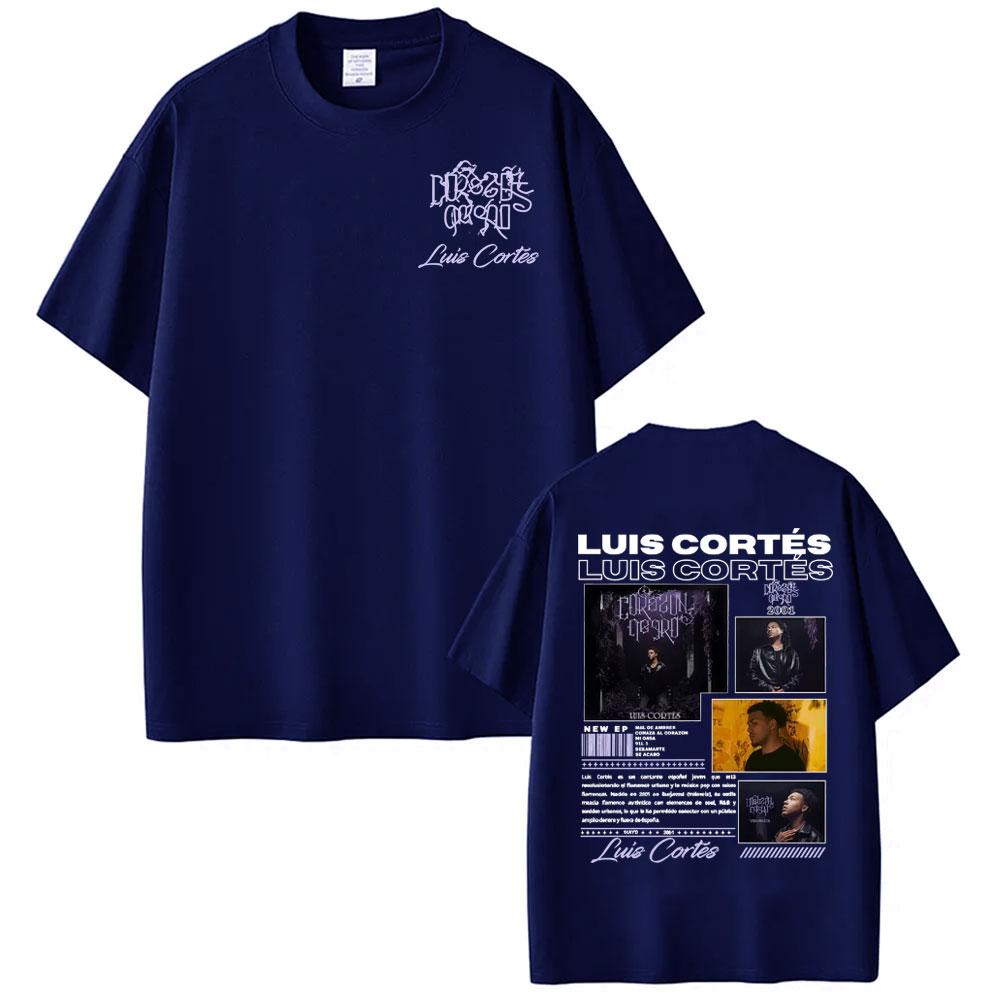 Rapper Luis Cortes Album 2026 Merch T Shirts Unisexs Clothing Fashion Vintage Hip Hop Tshirts Male 100 Cotton Tshirt Streetwear