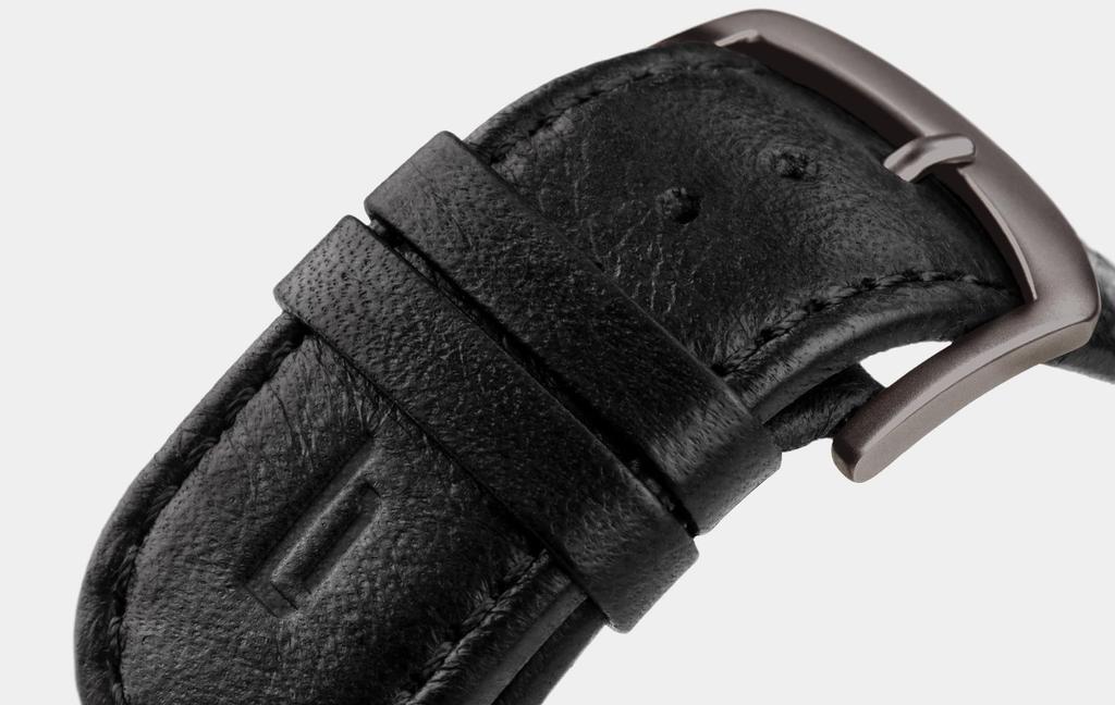 Lilianthal Berlin Chronograph Watch with Date Made In Black Men's Display, Germany, C01-115-B004F,