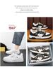 Men's Korean-Style Breathable White Sneakers - Trendy, Thick-Soled, Casual Sports Shoes for Summer