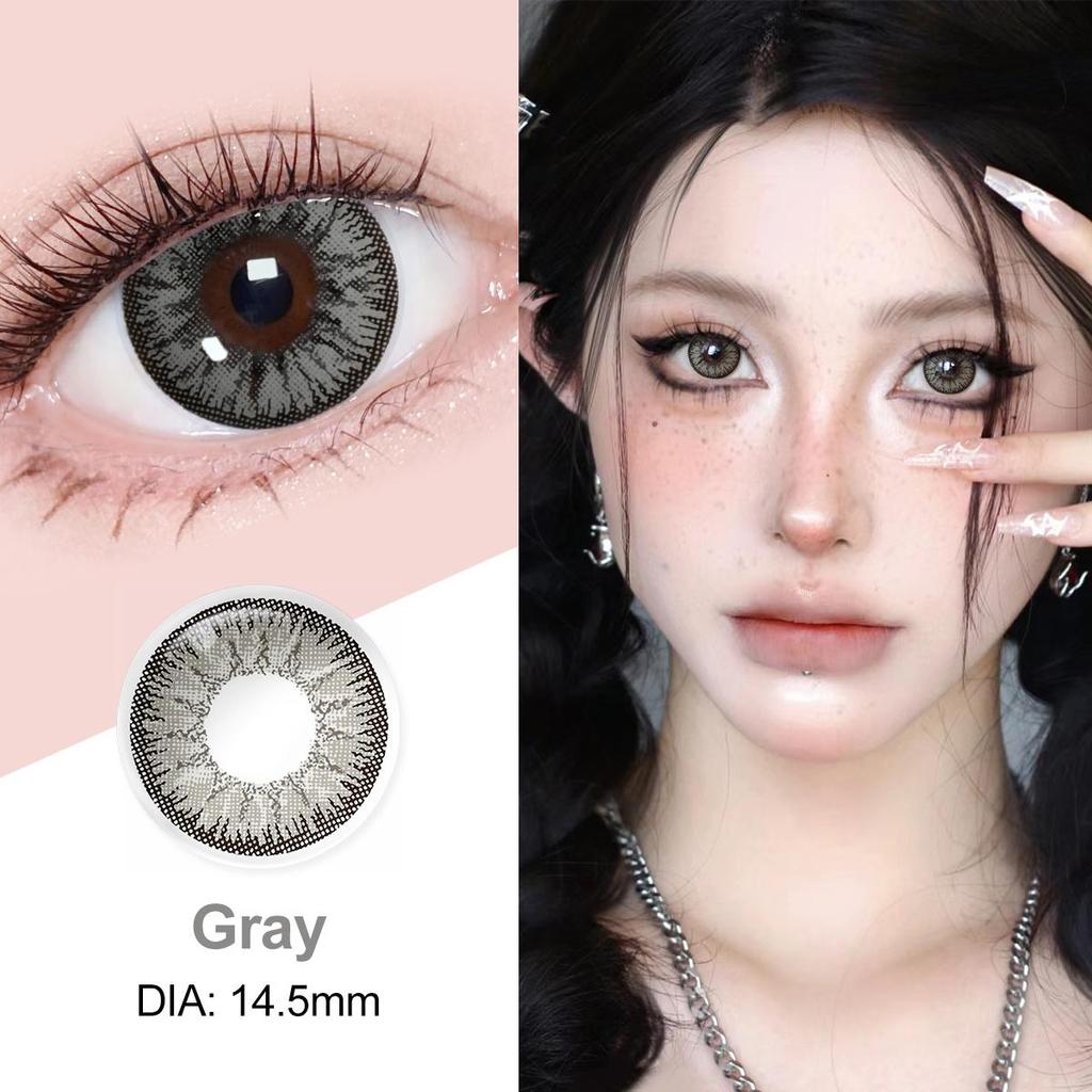 Magister Farbige Augenlinsen Farbige Kontaktlinsen für die Augen Kosmetische Schönheit Pupillen Rote Cosplay-Linsen 1 Paar Farblinsen