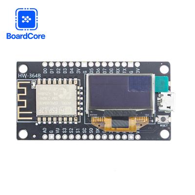 NodeMCU ESP8266 WiFi Display Entwicklungsboard mit 0,96 Zoll OLED-Display CH340G ESP-12F WiFi-Modul TYPE-C USB für Arduino