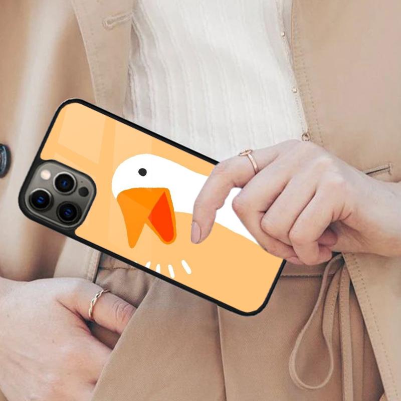 Cartoon Cute Goose Magnetic Phone Case For APPLE iPhone 17 Air 16 14 13 12 Pro Max 15 Plus Wireless Charge With MagSafe Cover