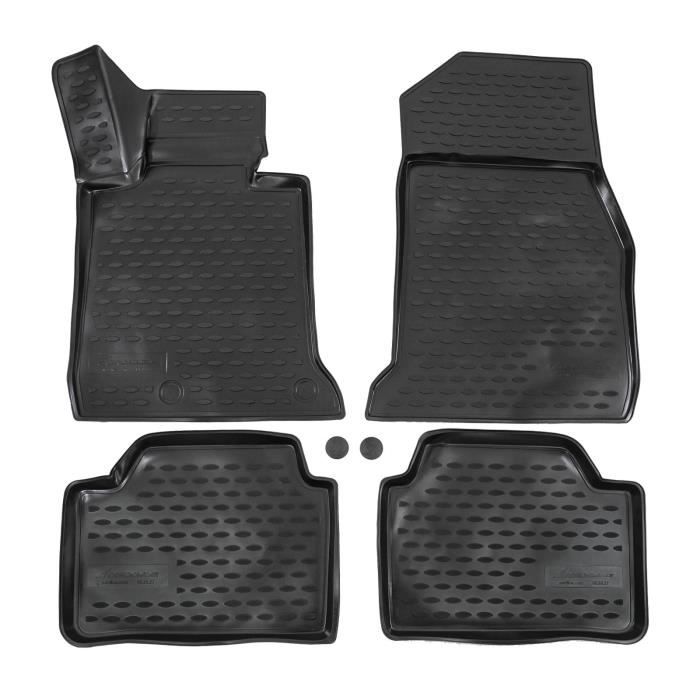 Tapis De Sol En Caoutchouc 3D - J&amp;J AUTOMOTIVE - BMW 1-serie (F20) 2011-2019 - Noir - Sur Mesure - Antidérapant
