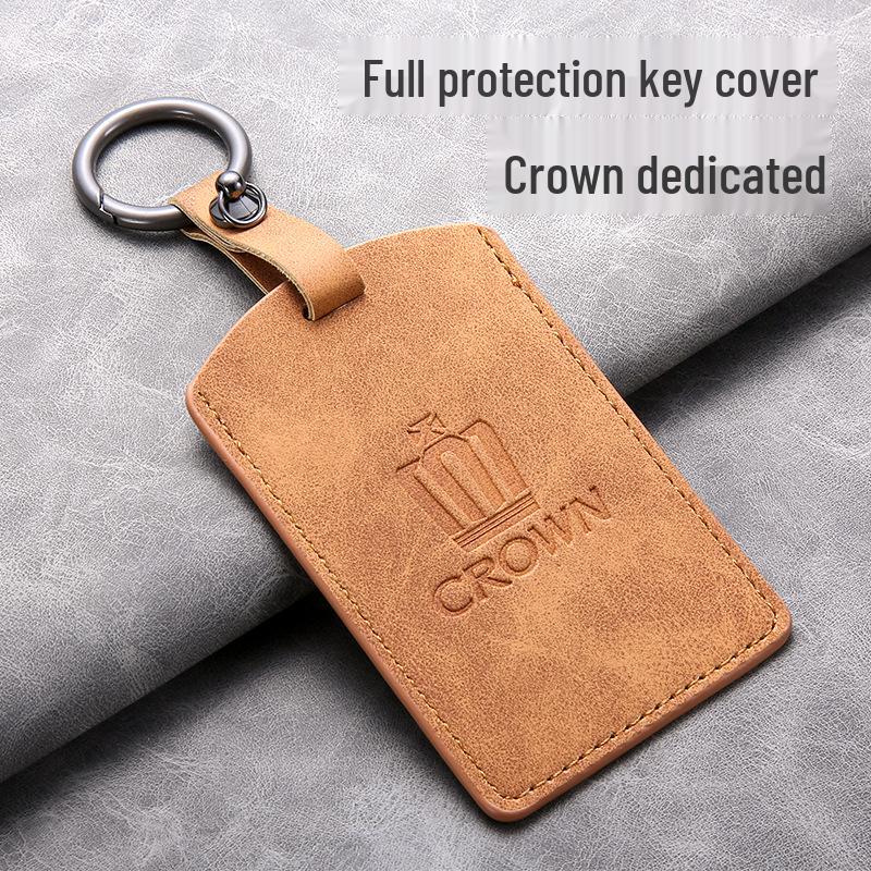 Toyota Crown and Vellfire Retro Key Cover, 12th-13th Gen Premium Holder