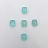 Natural Aqua Chalcedony Rectangle Cushion Cabochon Loose Gemstone Lot 17 Pcs 7*9 MM 43 CT For Jewelry Making