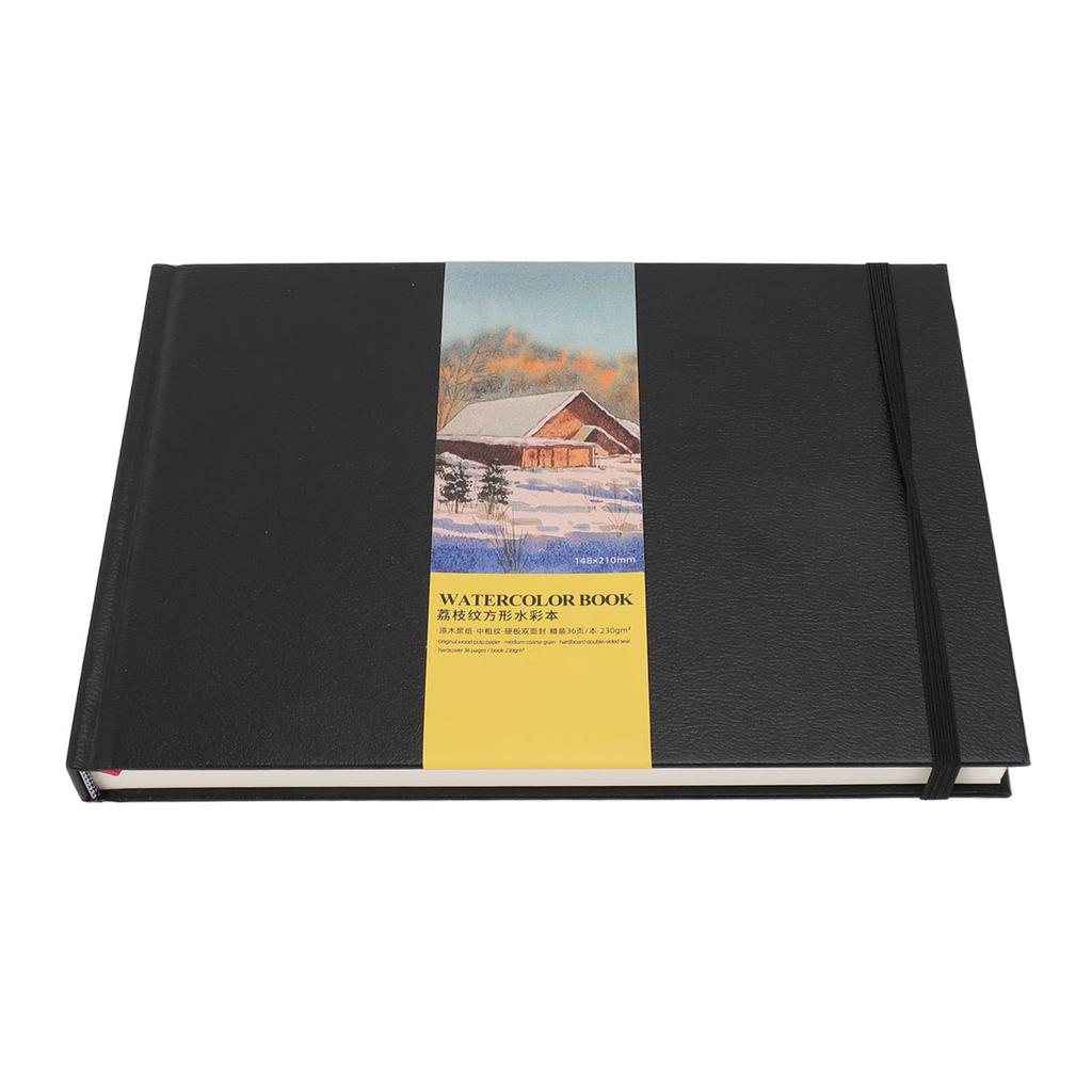 Caderno de Desenho Aquarela 230gsm Espessado 36 Folhas Caderno de Desenho de Viagem Caderno de Desenho Artístico para Estudantes Artistas