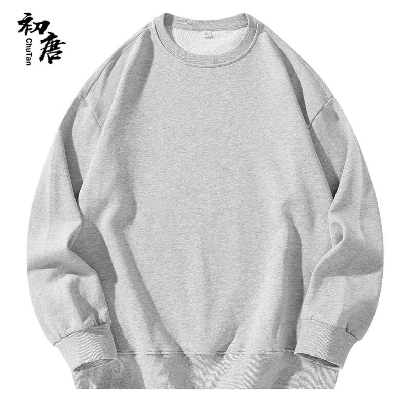 Men's Solid Color Crewneck Sweatshirt