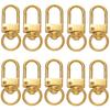 10pcs/Lot 13x33mm Snap Lobster Clasps Hooks for DIY Jewelry Making Keychain Bag Clasp Keyring Accessories Supplies